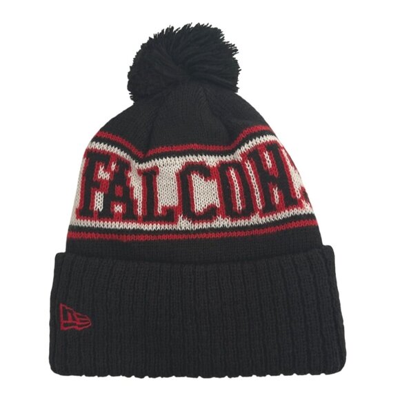 New Era NFL Atlanta Falcons On Field Removeable Pom Beanie Football Athleisure - Picture 2 of 8